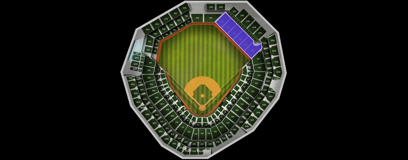 Seat view from Lower