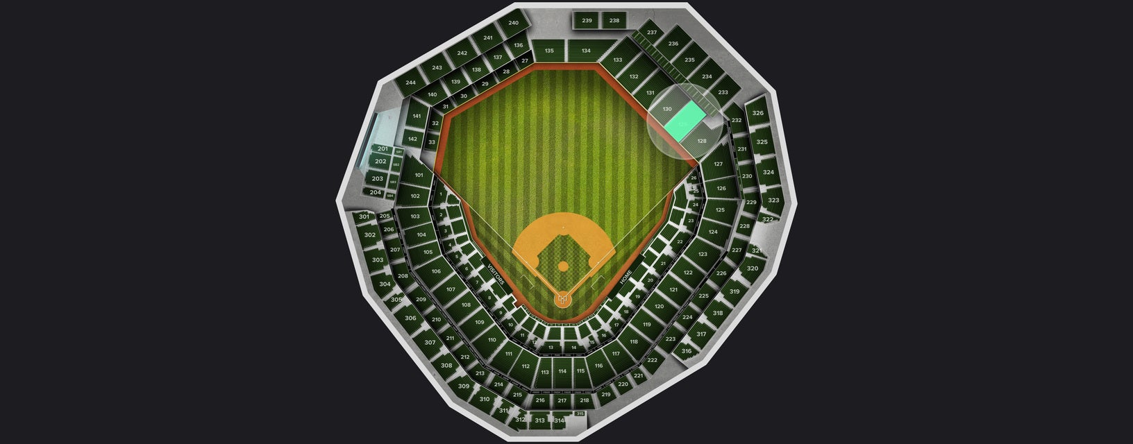 Seat view from Lower