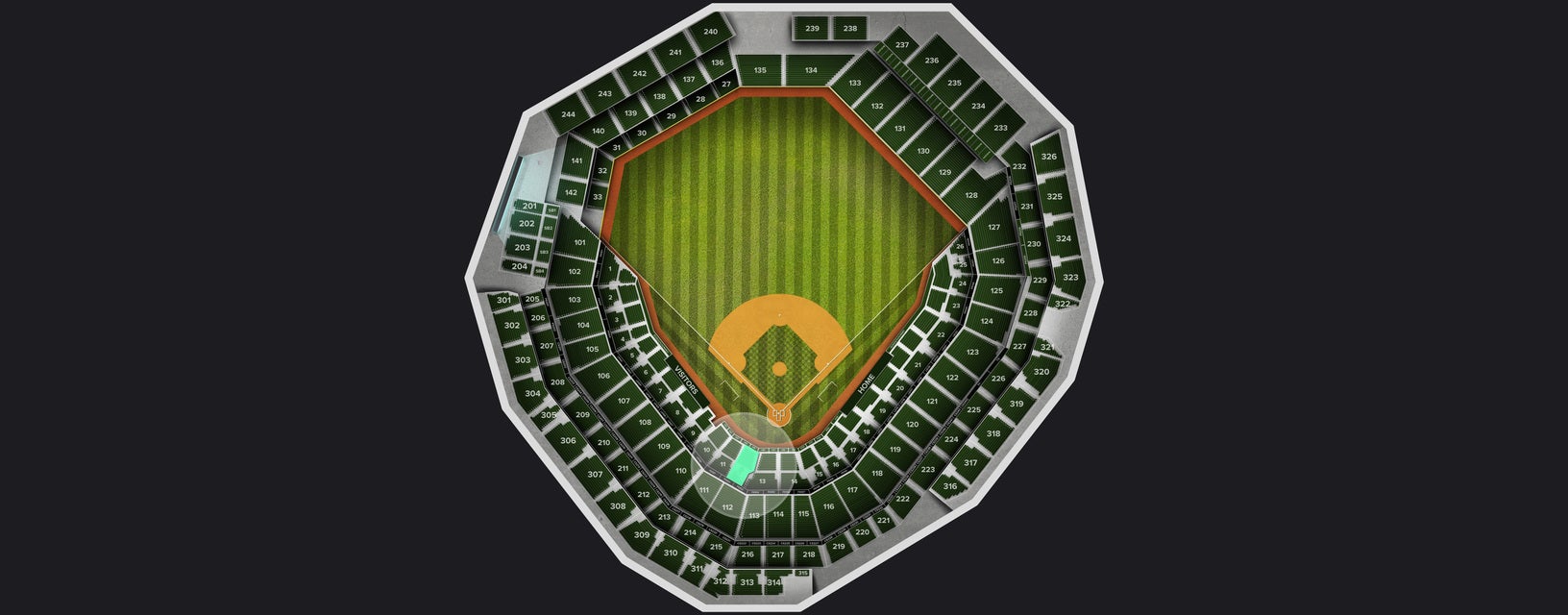 Seat view from Grandstand