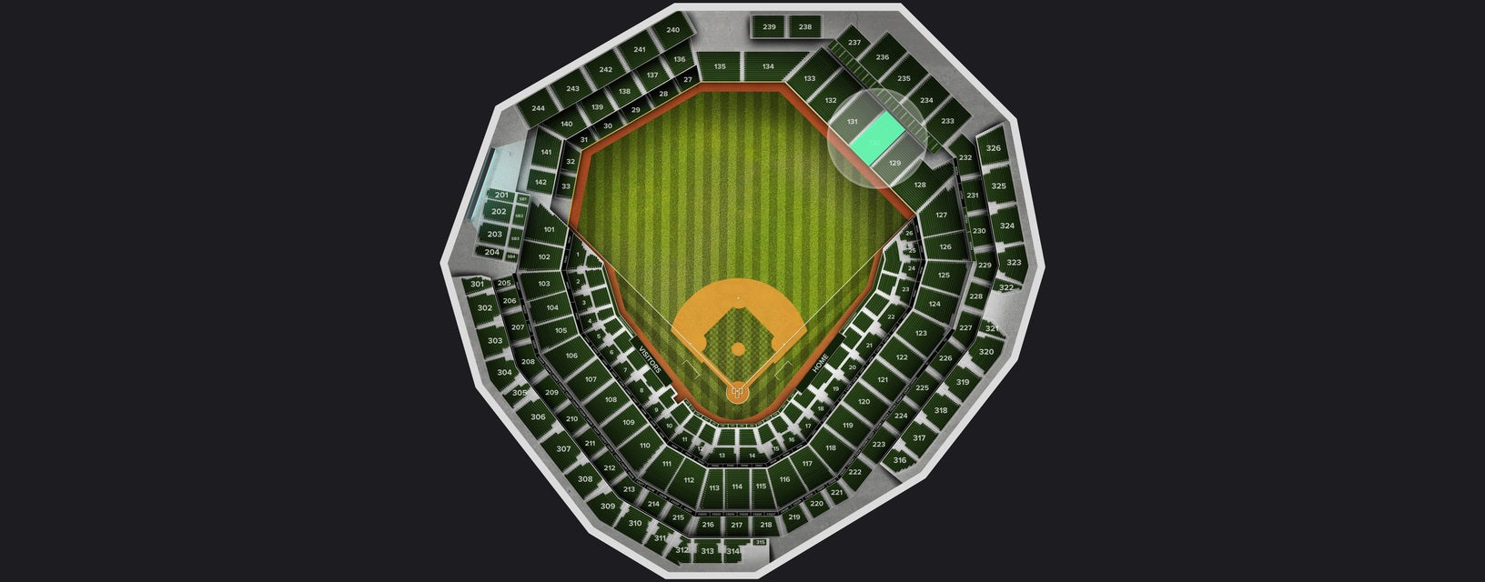 Seat view from Lower
