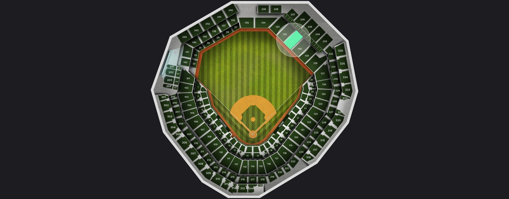 Seat view from Lower
