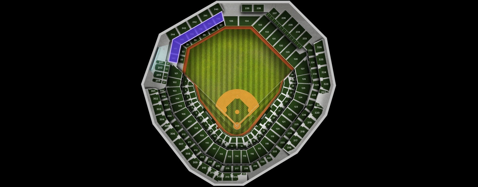 Seat view from Lower
