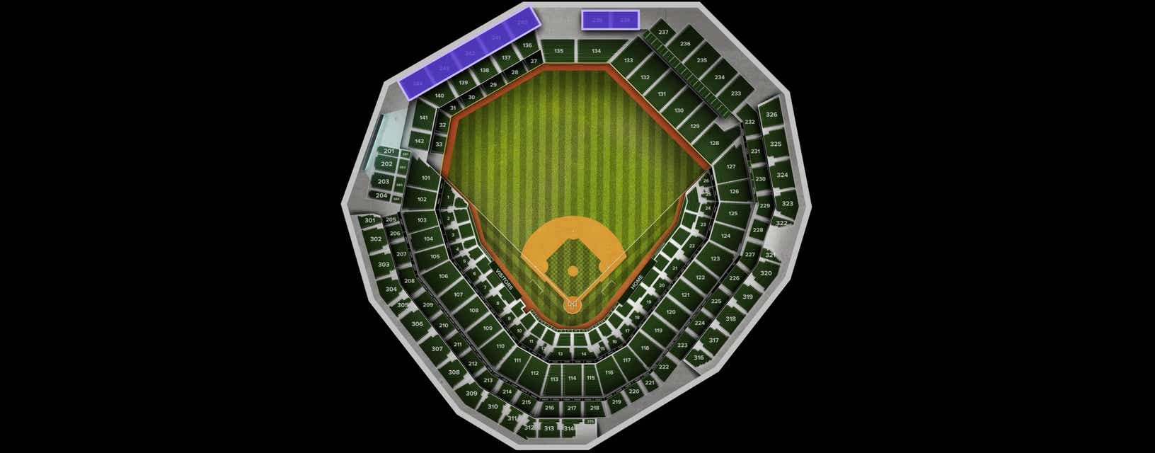 Seat view from Middle