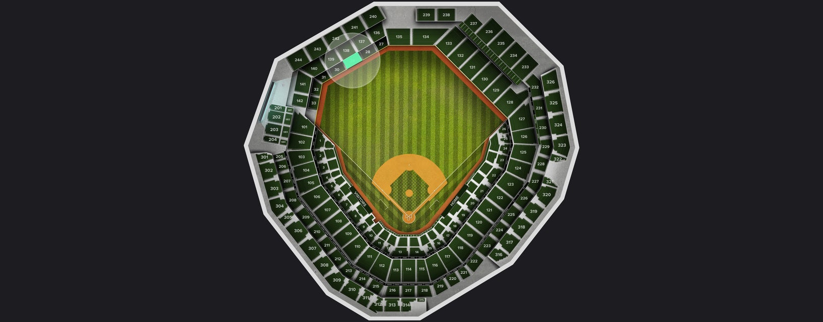 Seat view from Grandstand