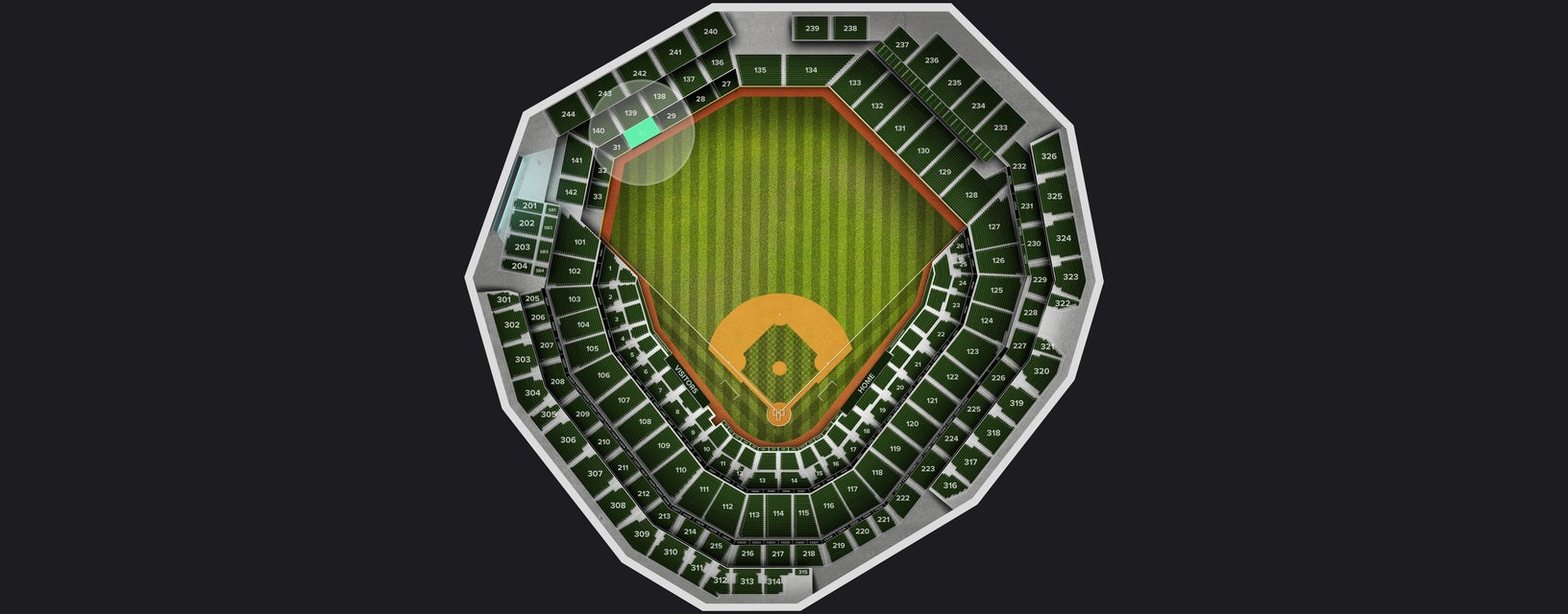 Seat view from Grandstand