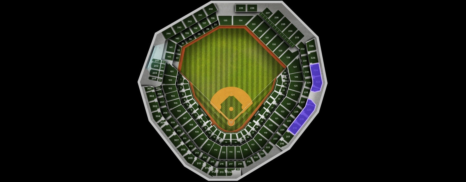 Seat view from Upper