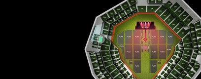 Seat view from Sky Box