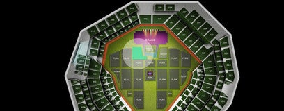 Seat view from General Admission Left