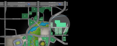 Seat view from Six Flags Lot