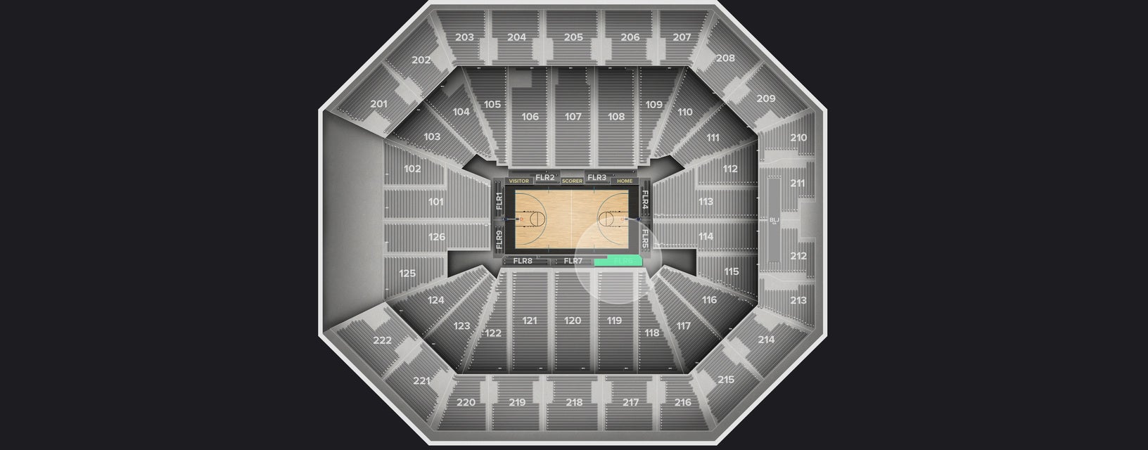 Seat view from Floor