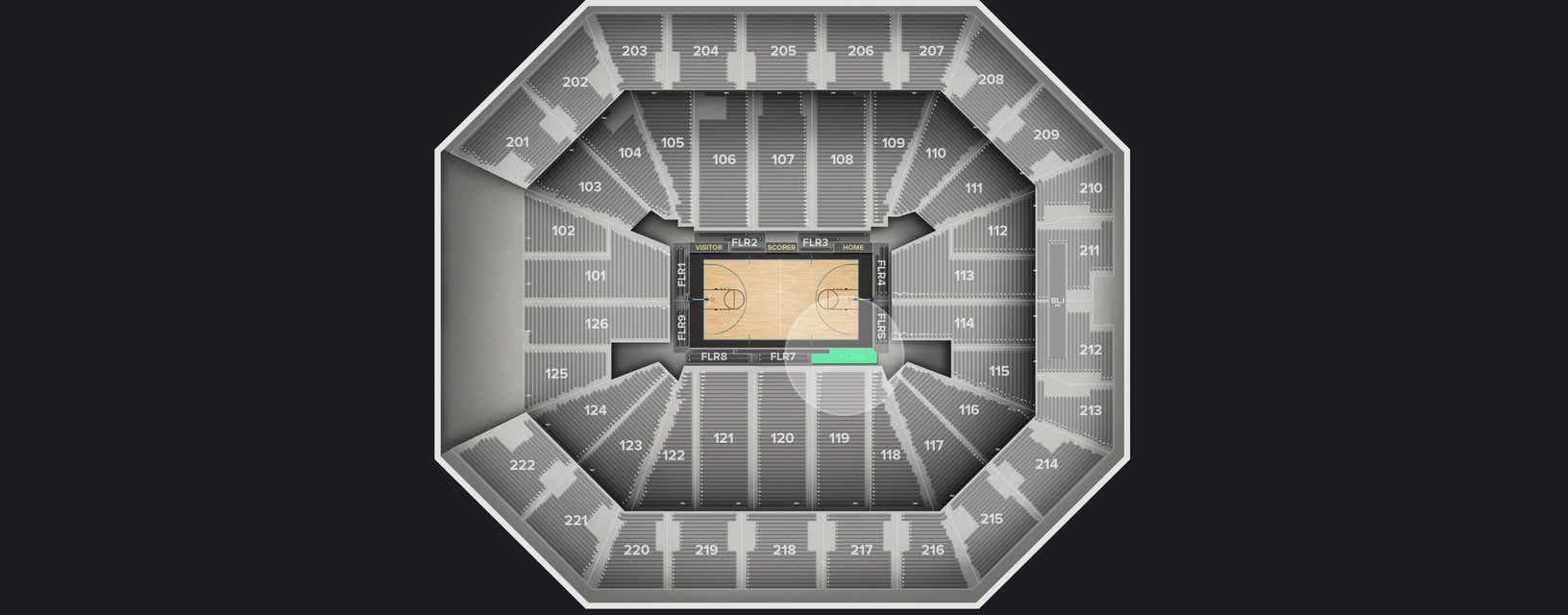 Seat view from Floor