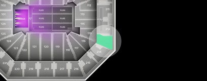 Seat view from Upper