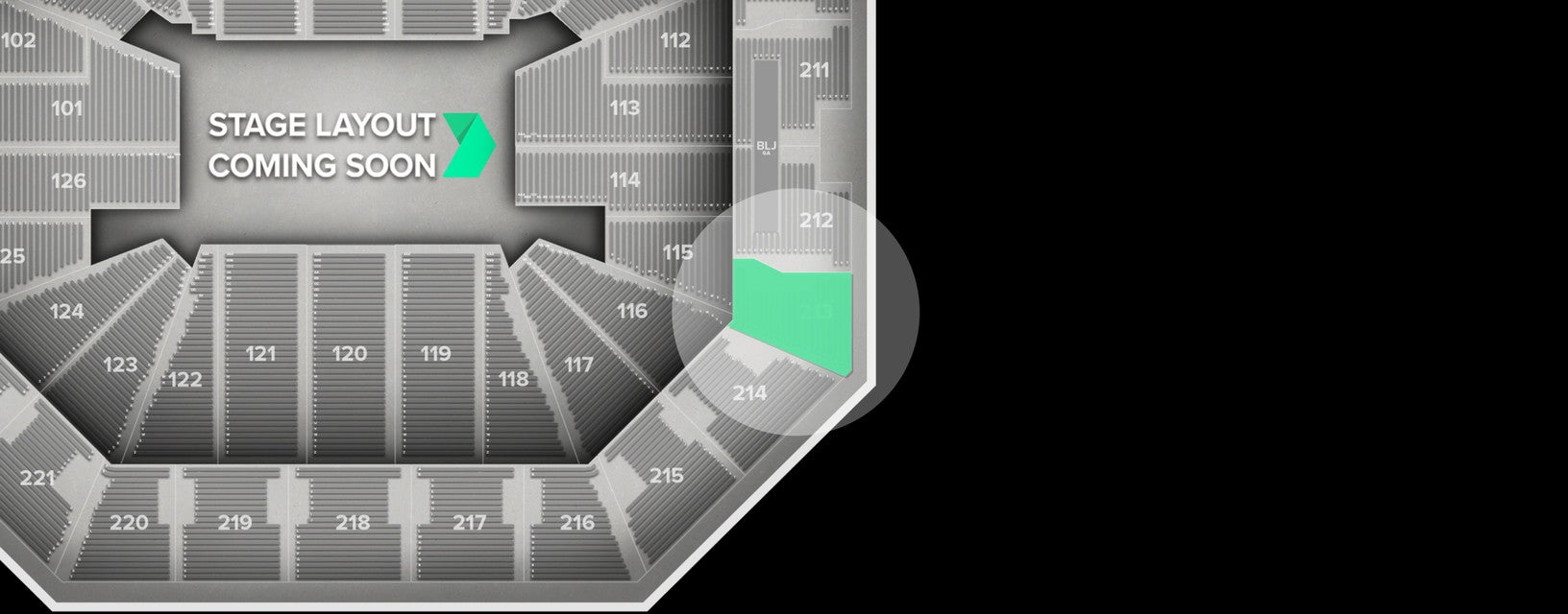 Seat view from Upper