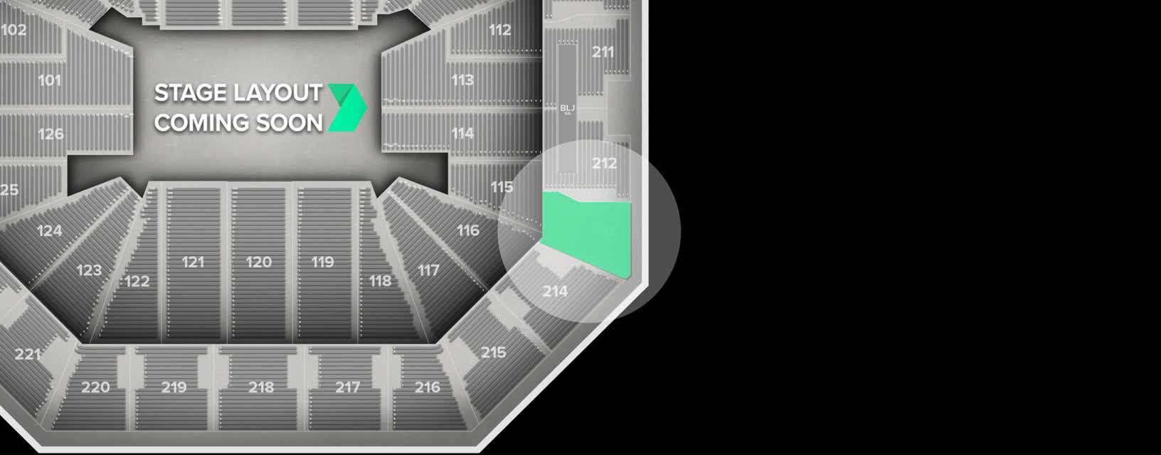 Seat view from Upper