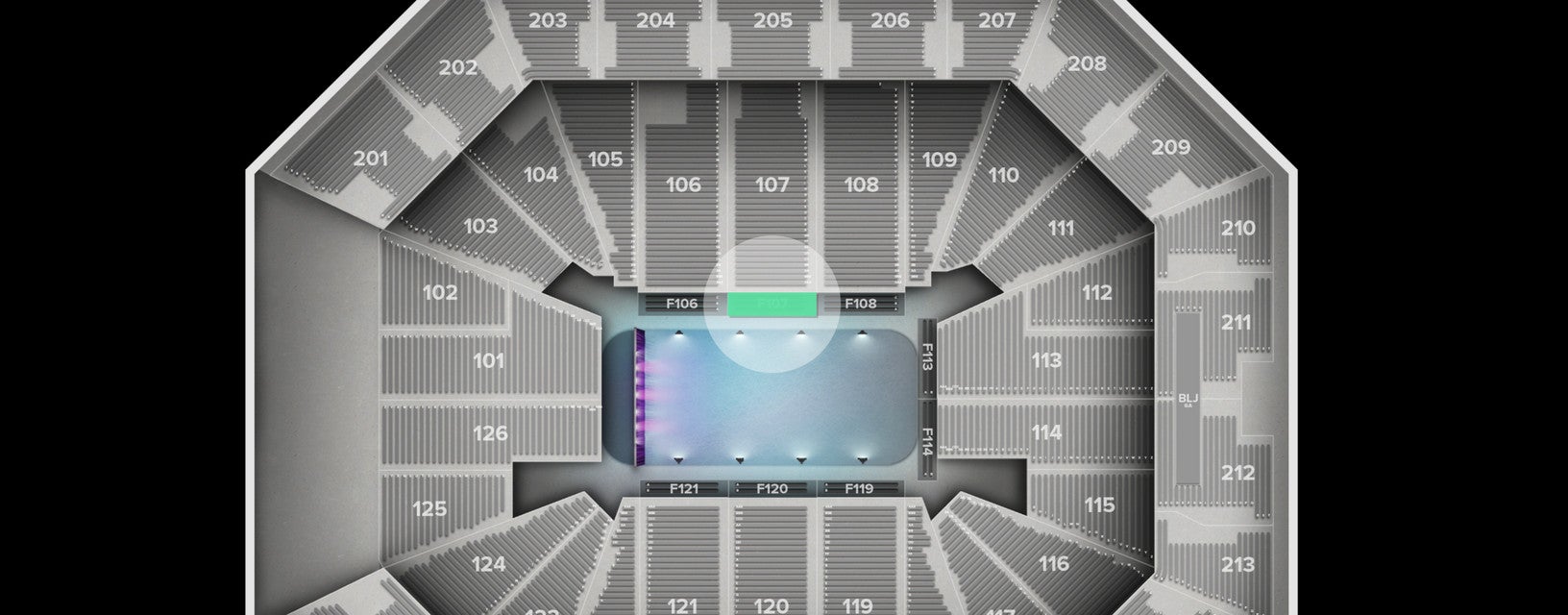 Seat view from Floor