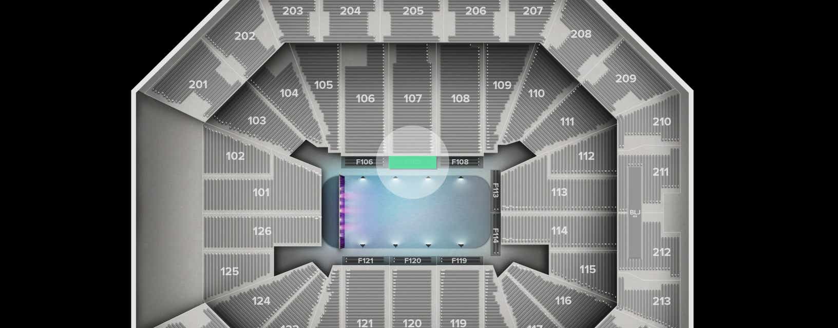 Seat view from Floor