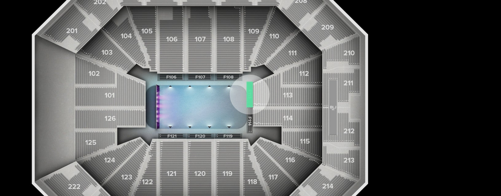 Seat view from Floor
