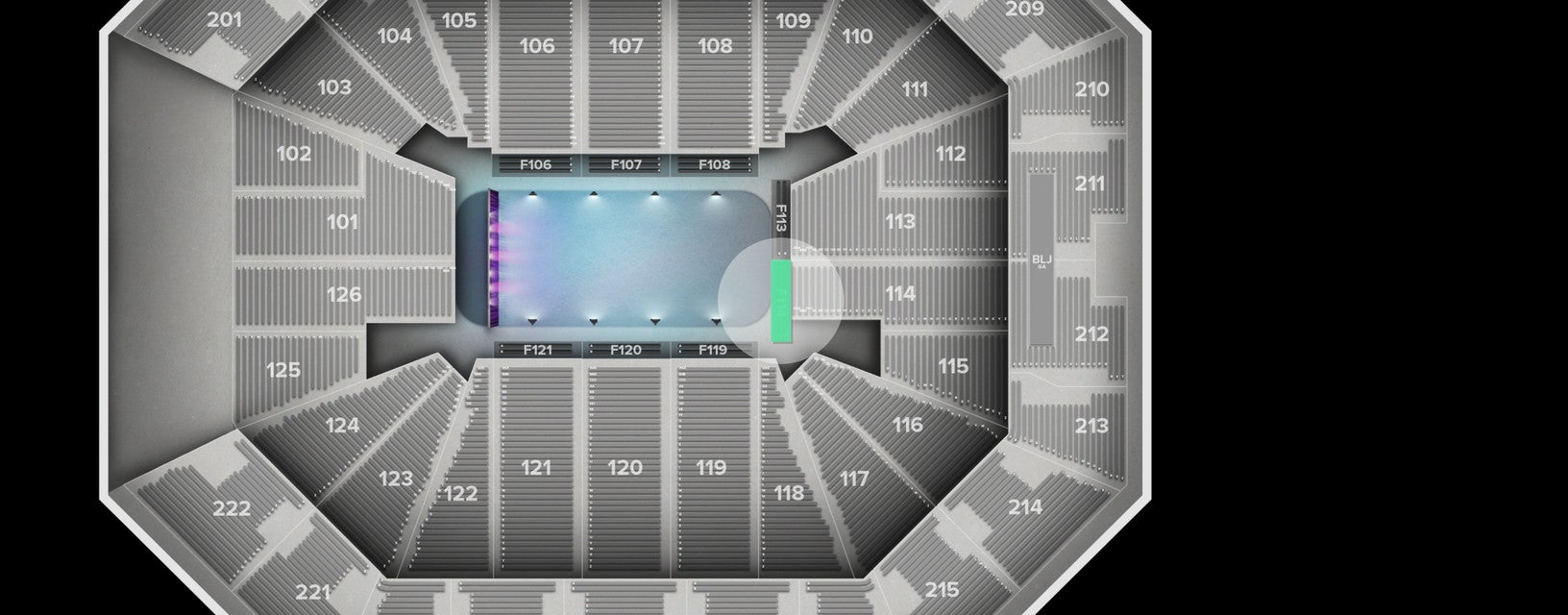 Seat view from Floor
