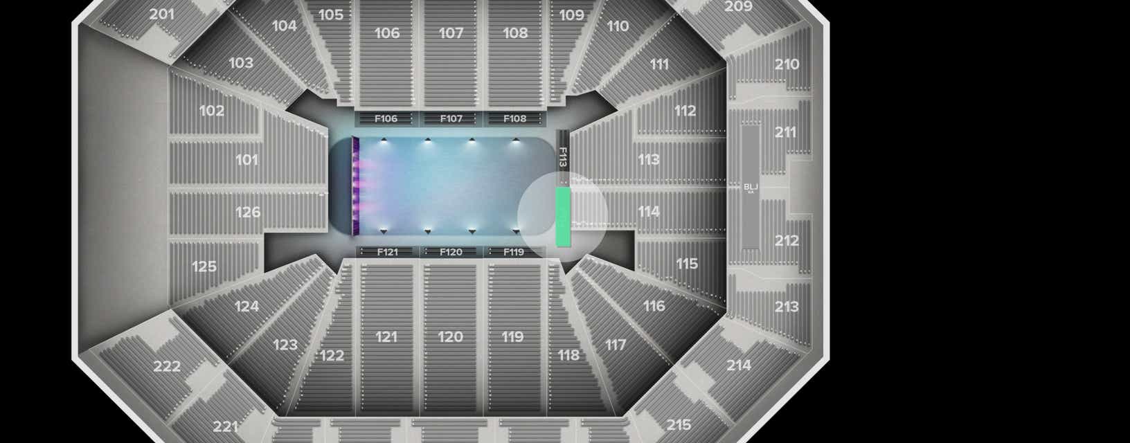 Seat view from Floor