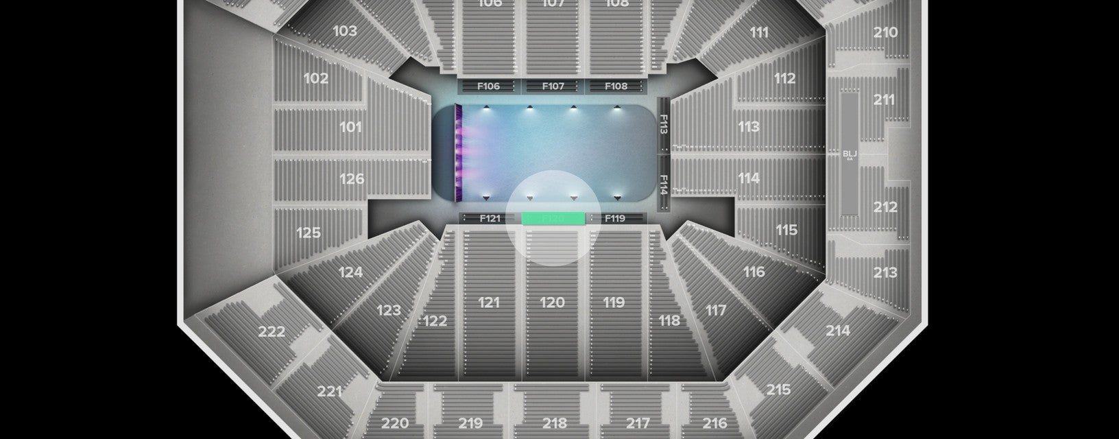 Seat view from Floor
