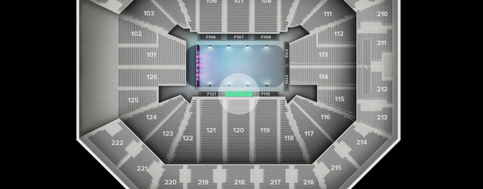Seat view from Floor