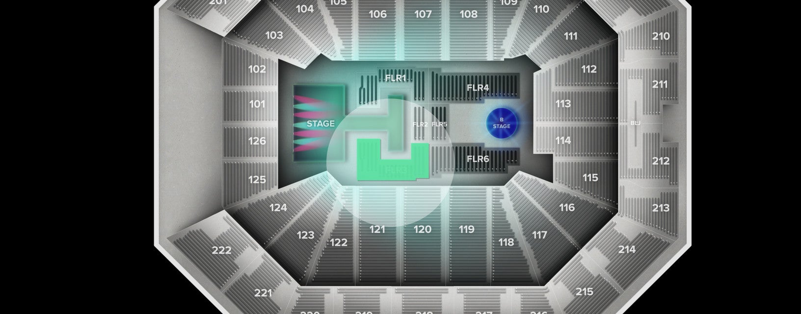 Seat view from Floor