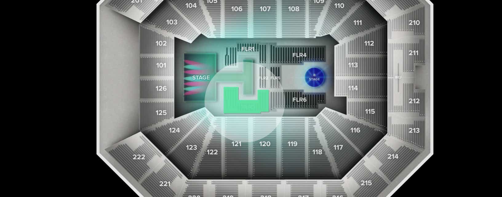 Seat view from Floor
