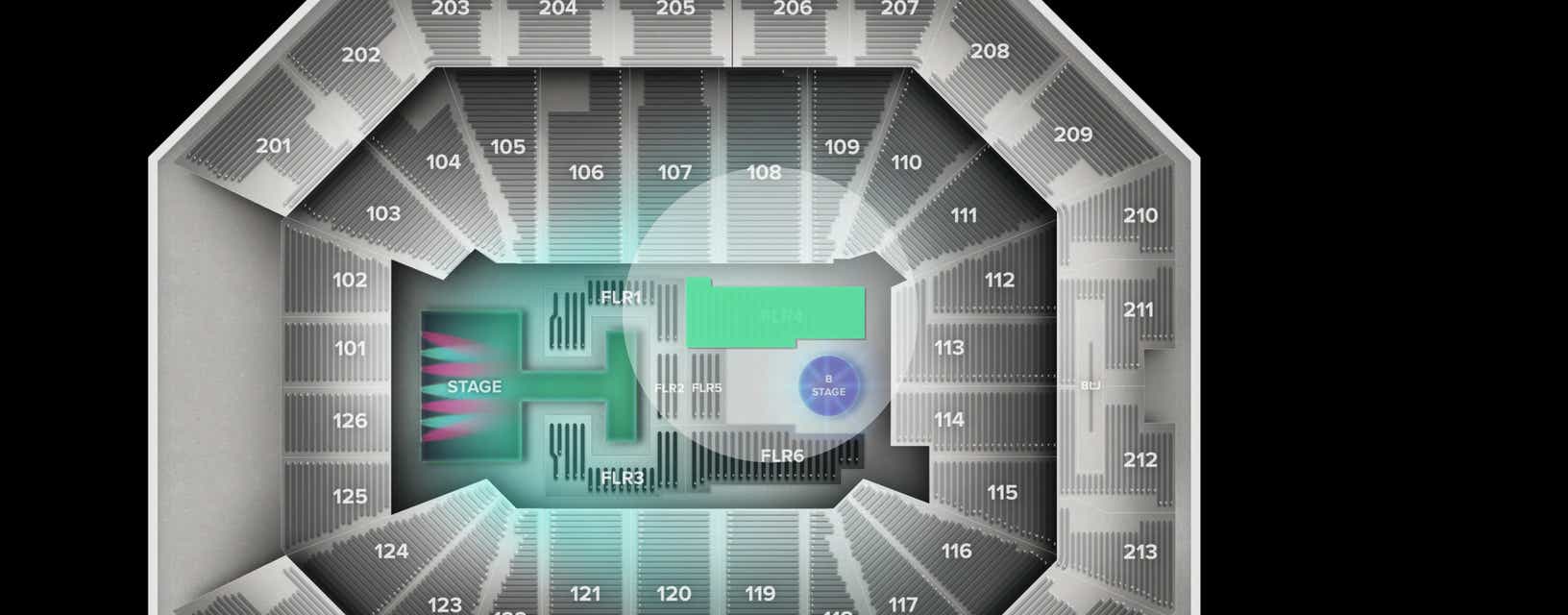 Seat view from Floor