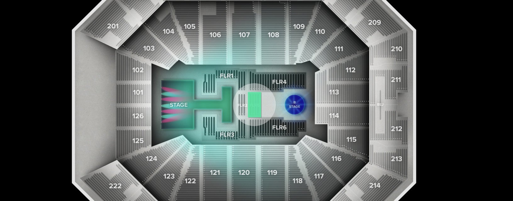 Seat view from Floor
