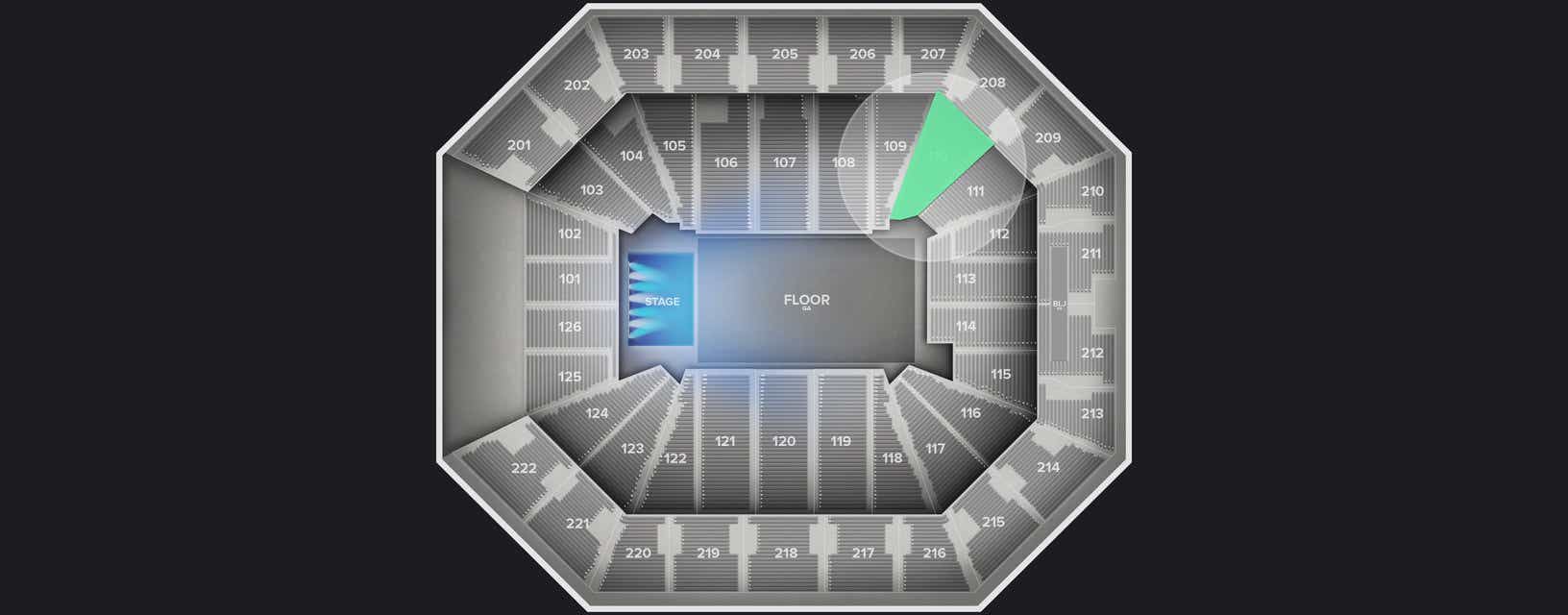 Seat view from Lower