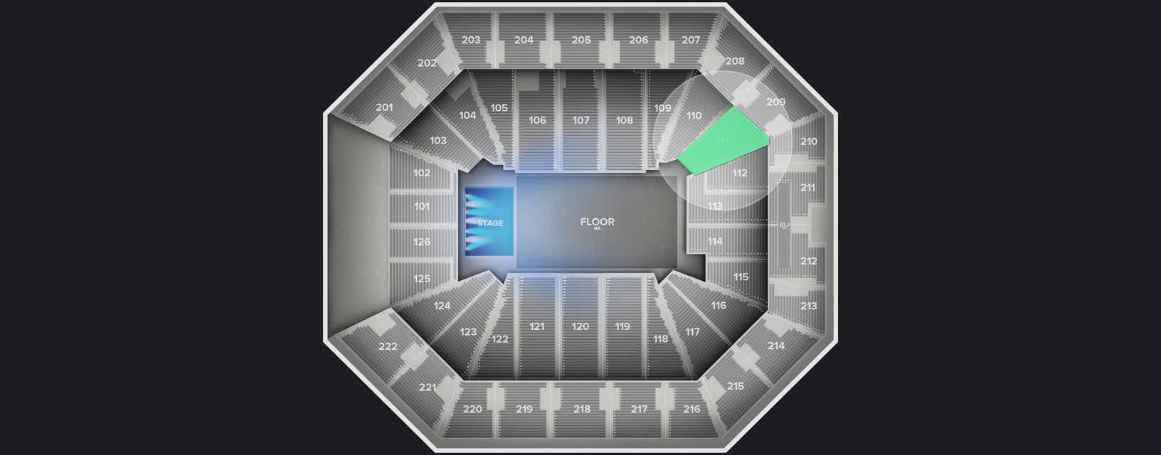 Seat view from Lower
