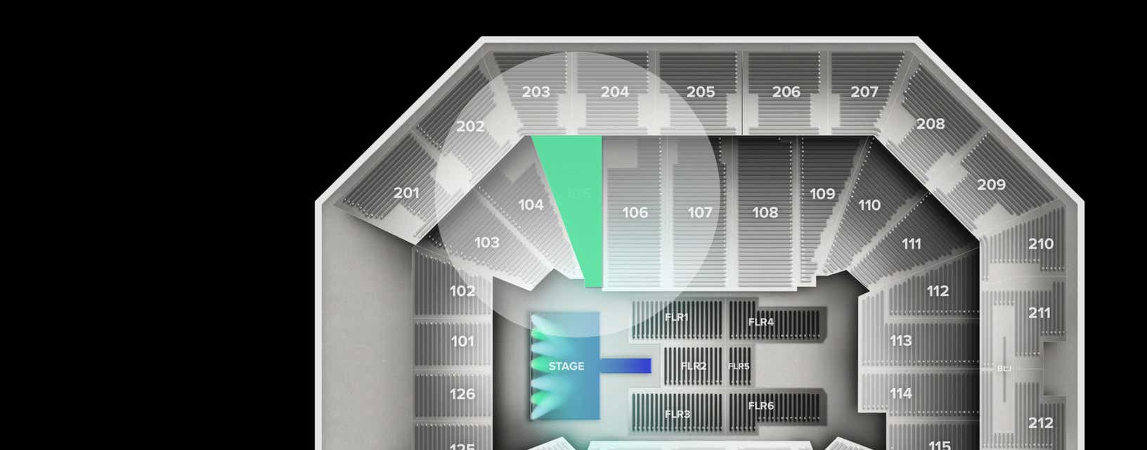 Seat view from Lower