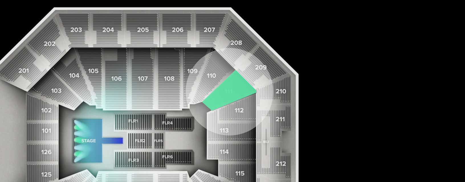 Seat view from Lower
