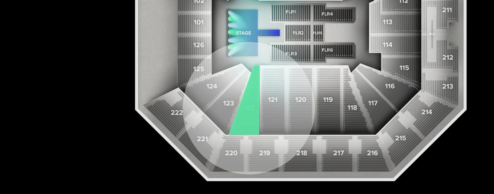 Seat view from Lower