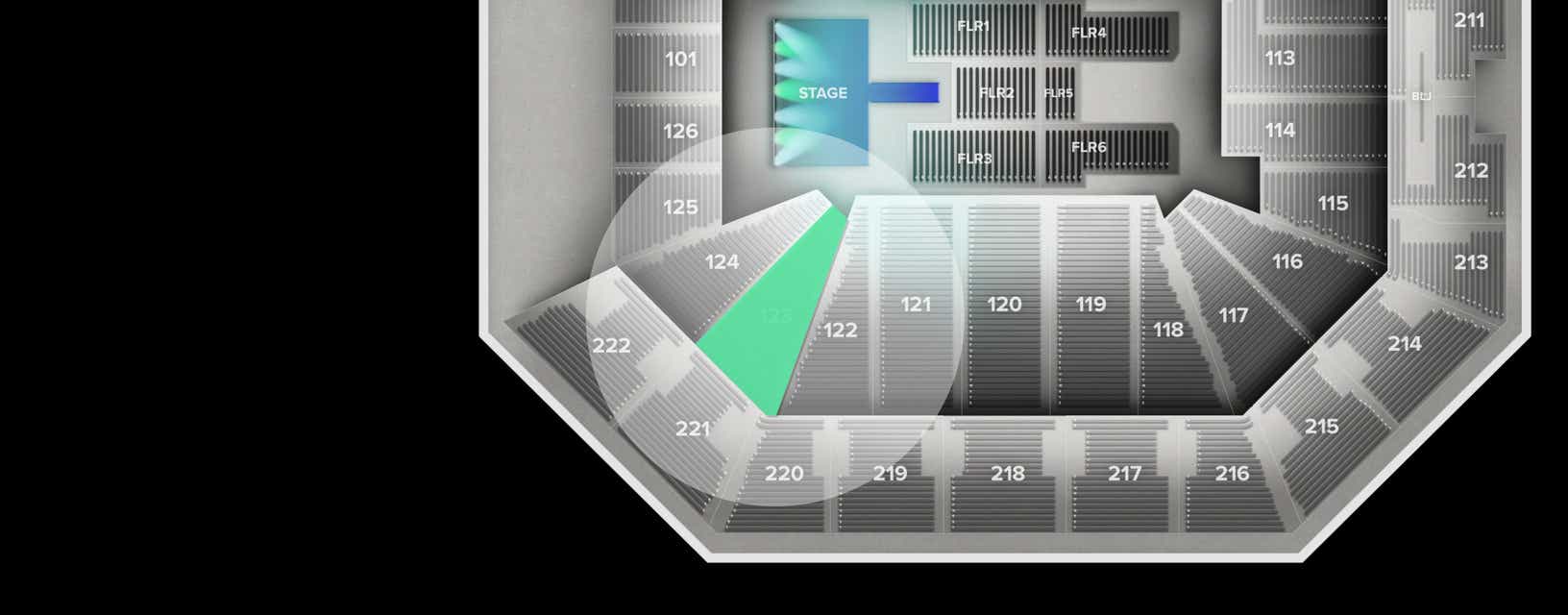 Seat view from Lower