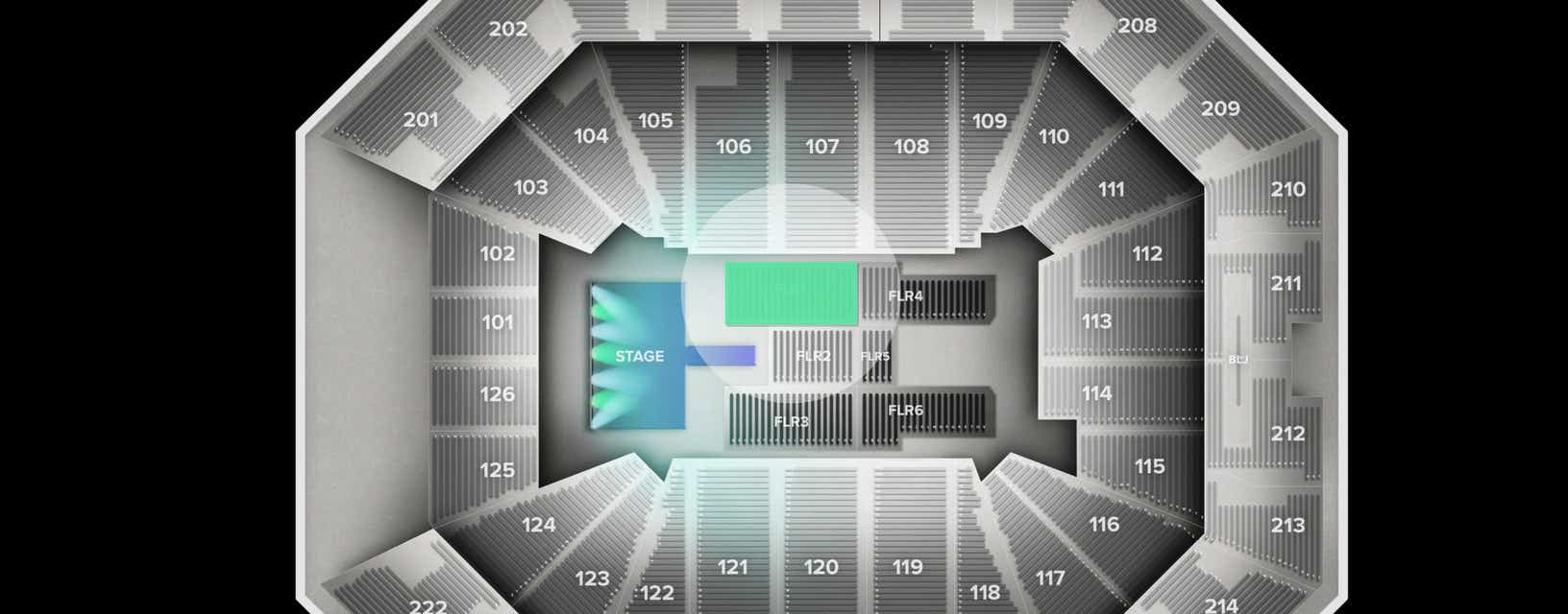 Seat view from Floor