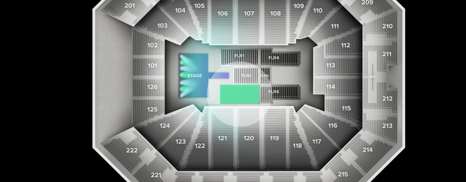 Seat view from Floor