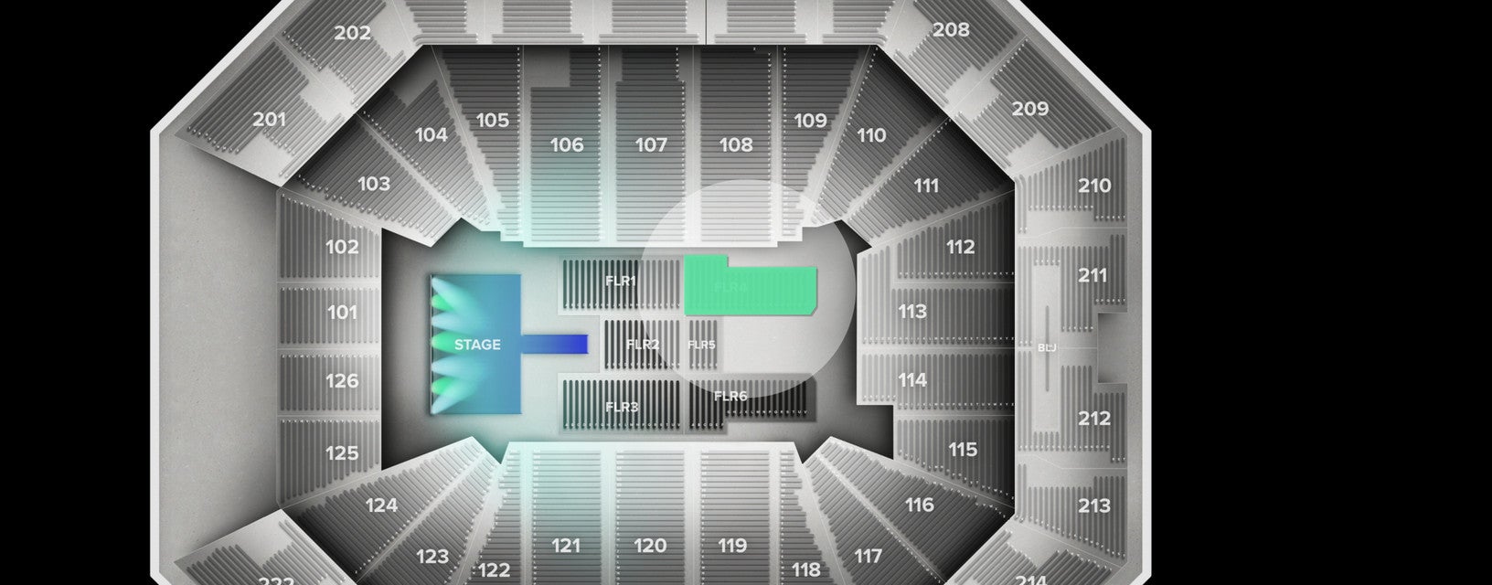 Seat view from Floor
