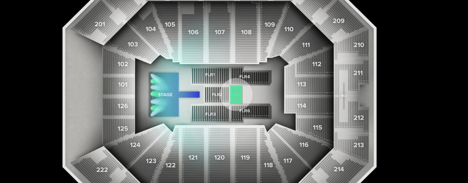 Seat view from Floor