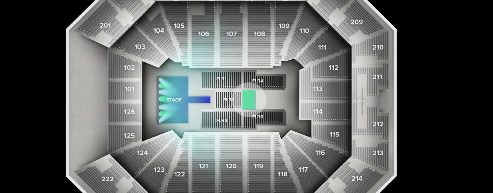 Seat view from Floor