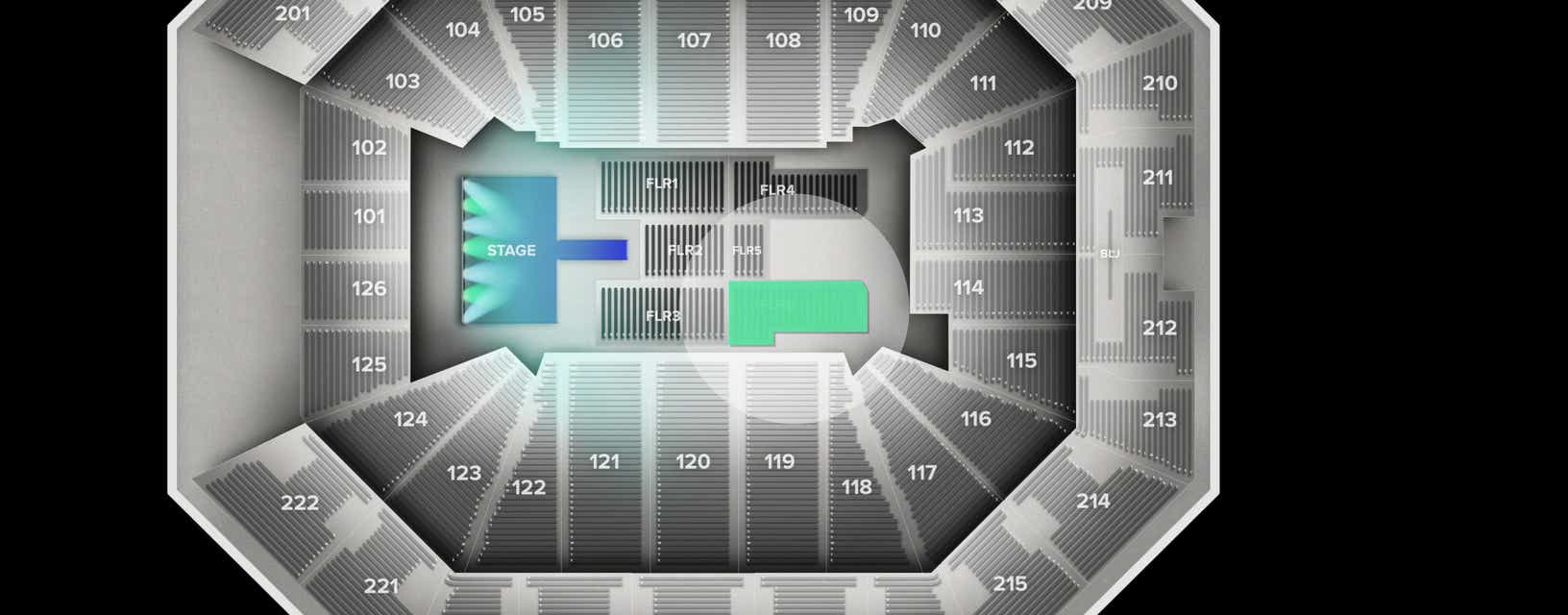 Seat view from Floor