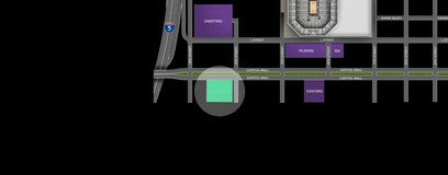 Seat view from 300 Capitol Mall Garage