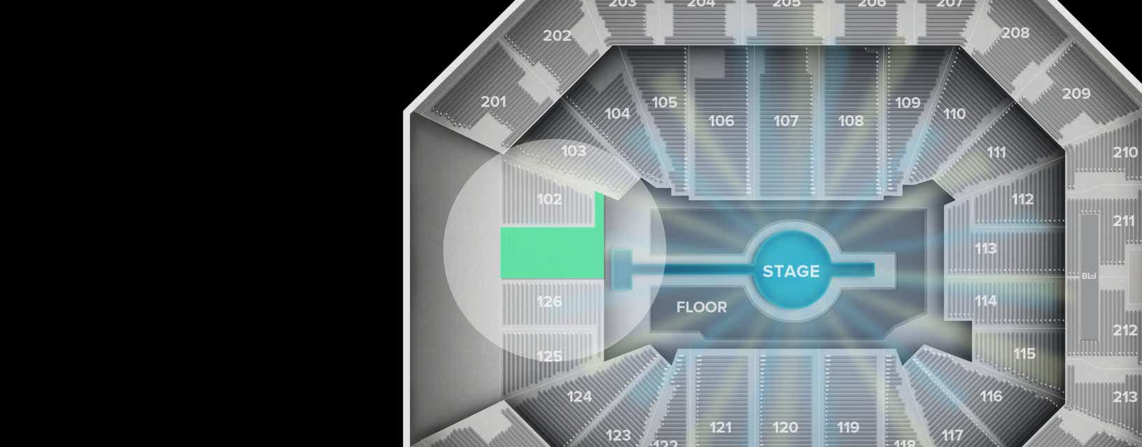 Seat view from Lower