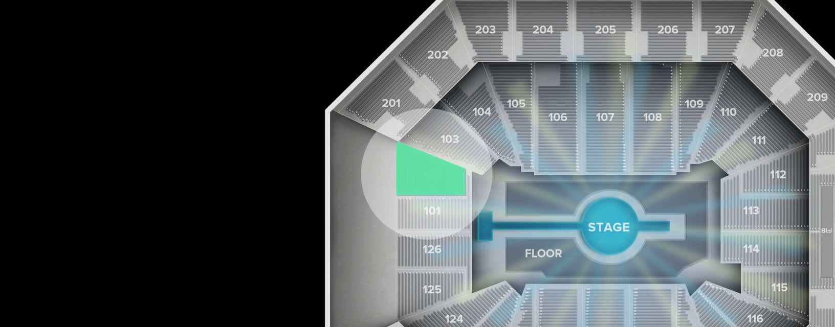 Seat view from Lower