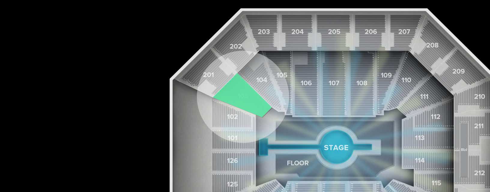 Seat view from Lower