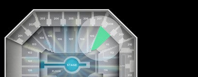 Seat view from Lower