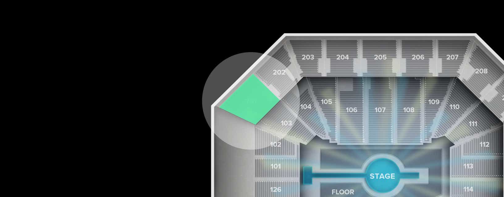 Seat view from Upper