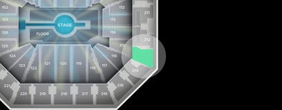 Seat view from Upper