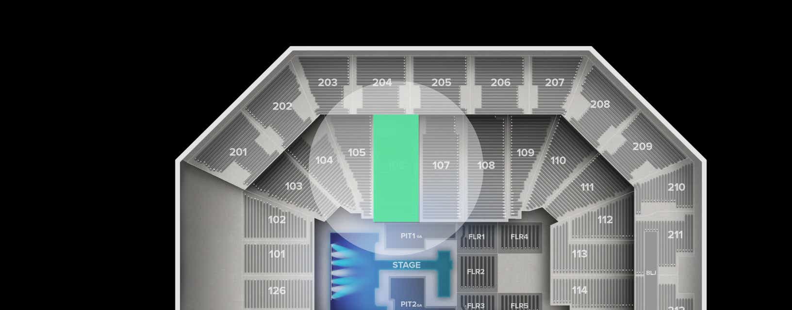Seat view from Lower