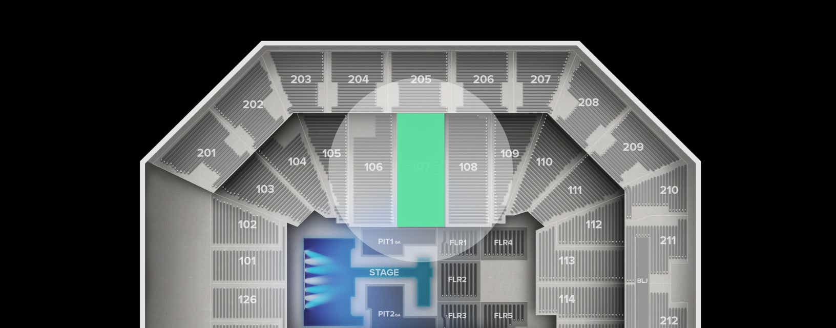 Seat view from Lower